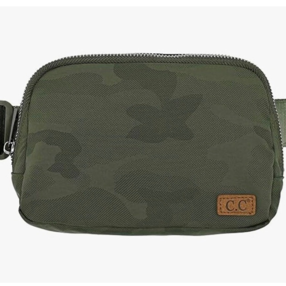 C.C Green Camouflage crossbody bag